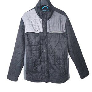 Hurley Covert Shredder Quilted Jacket Black Grey